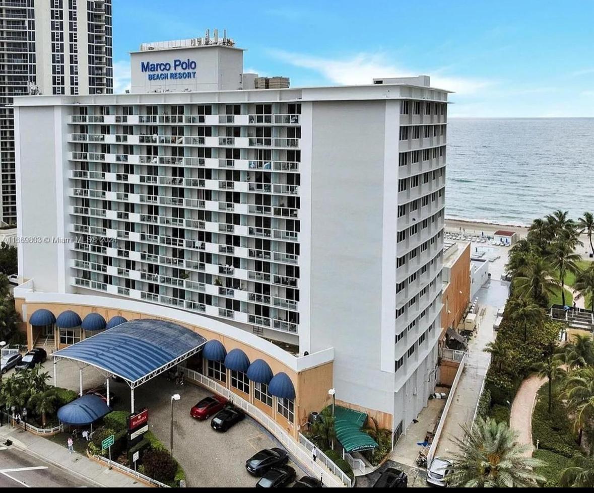 Marco Polo Beach Resort Condo With Balcony Pool, Beach,Gym,Free Parking Sunny Isles Beach Exterior photo